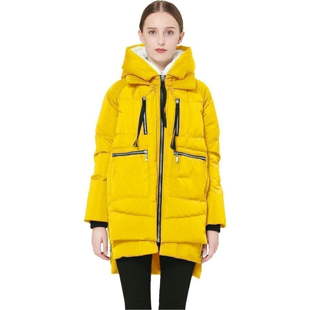 Women's Imported Polyester Sleeve Filling duck Thickened Down  Jacket